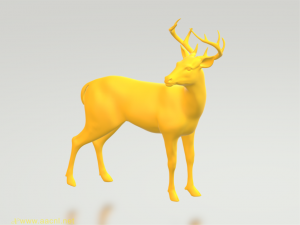 3D modell állat szarvas