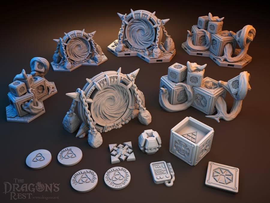 Legjobb Minőségű Sárkány Pihenőhely – Sci-Fi Szórólap: Ingyenes 3D Nyomtatási Fájlok