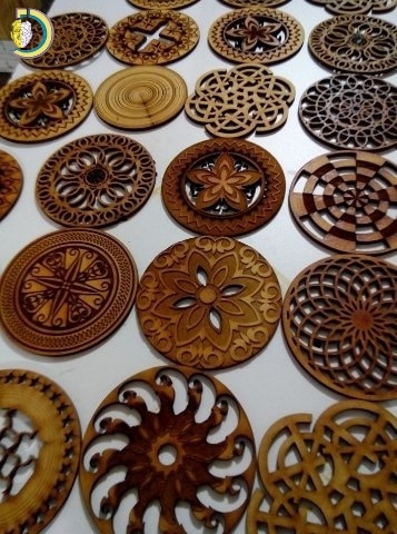 Mandala Poháralátétek Kiváló Minőségben