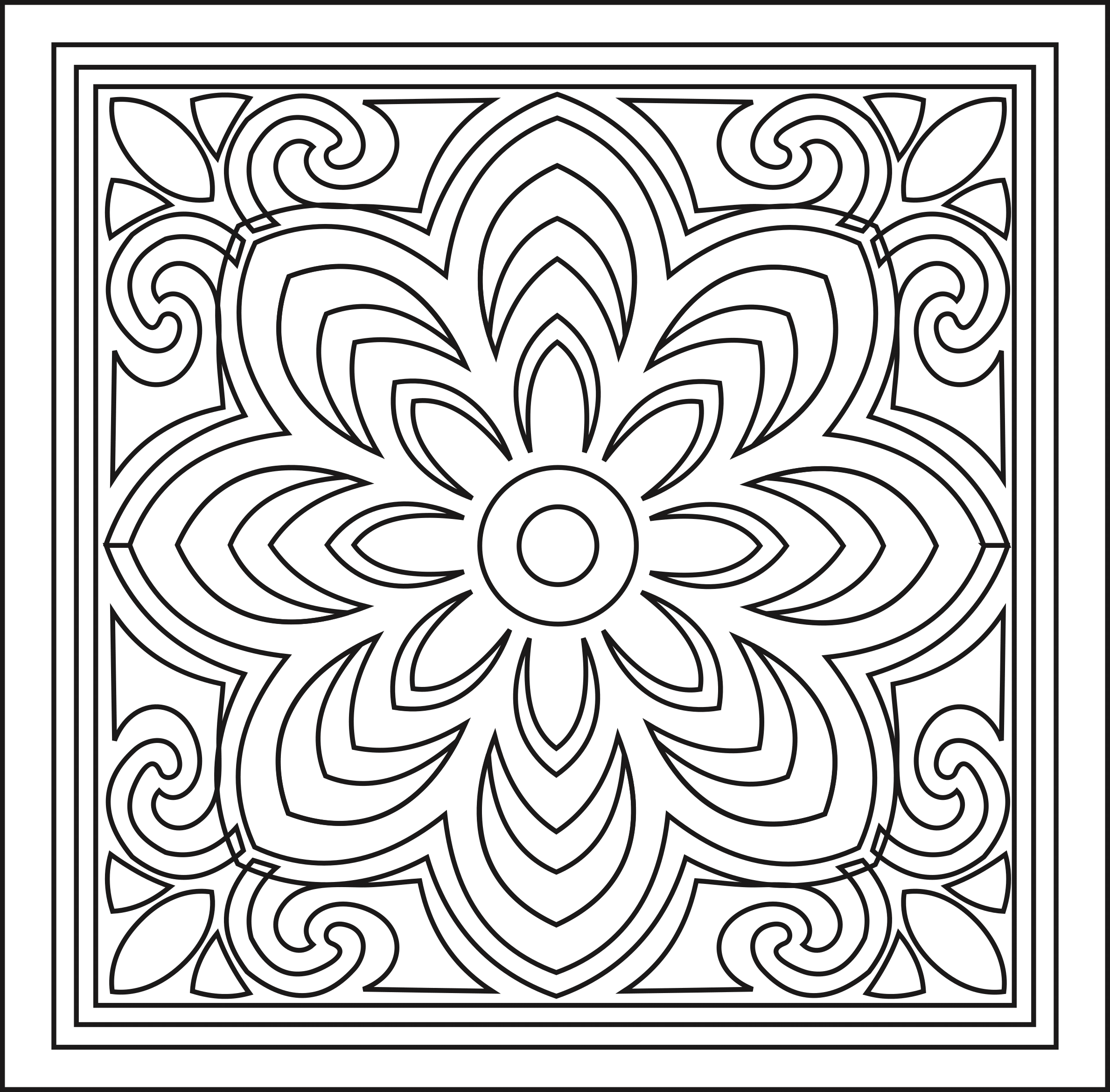 Kreatív Négyszögletű Panel