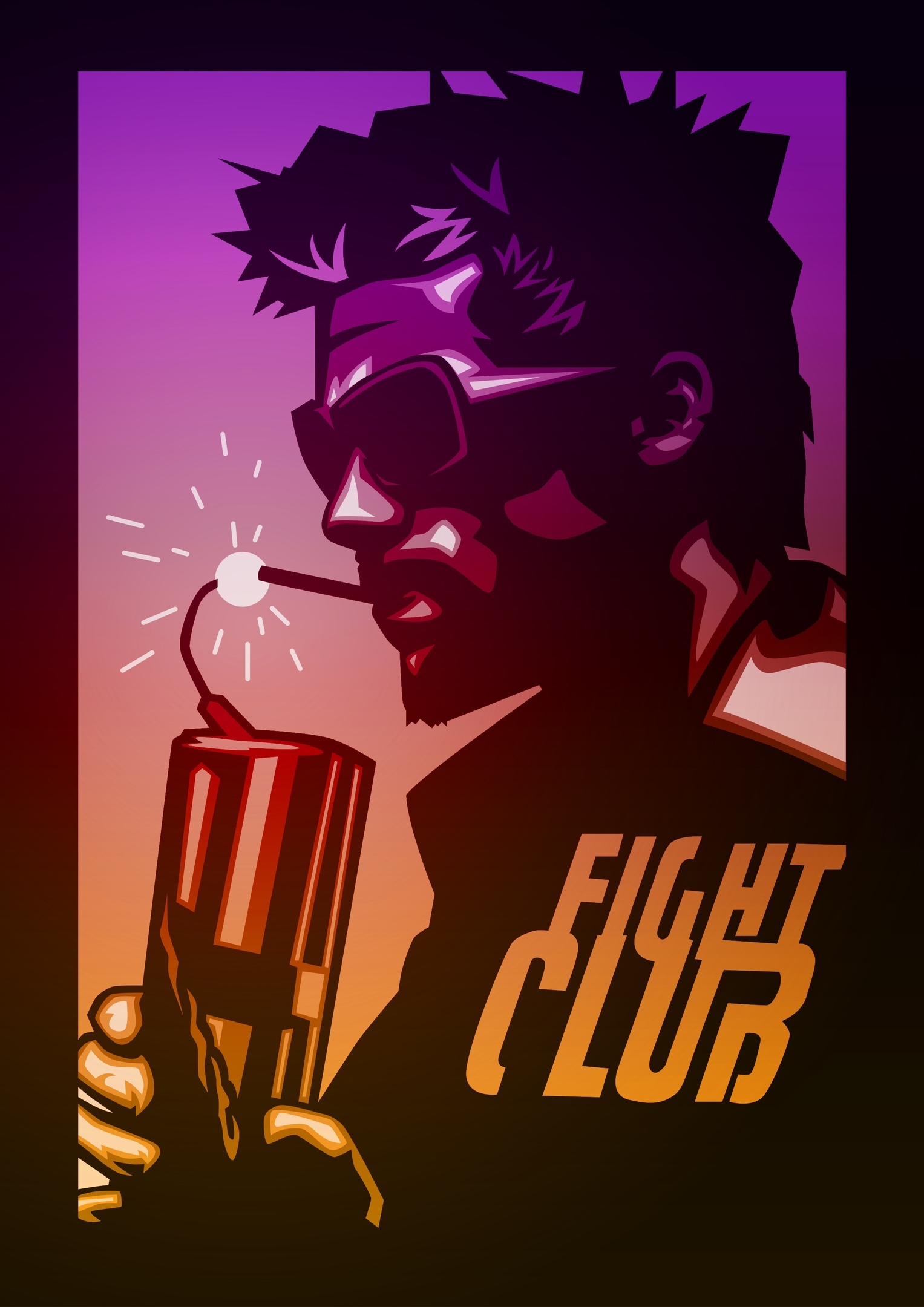 Harci Klub Lámpás Sablon