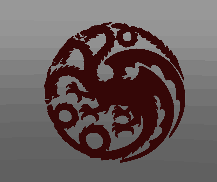 Trónok harca Targaryen logó
