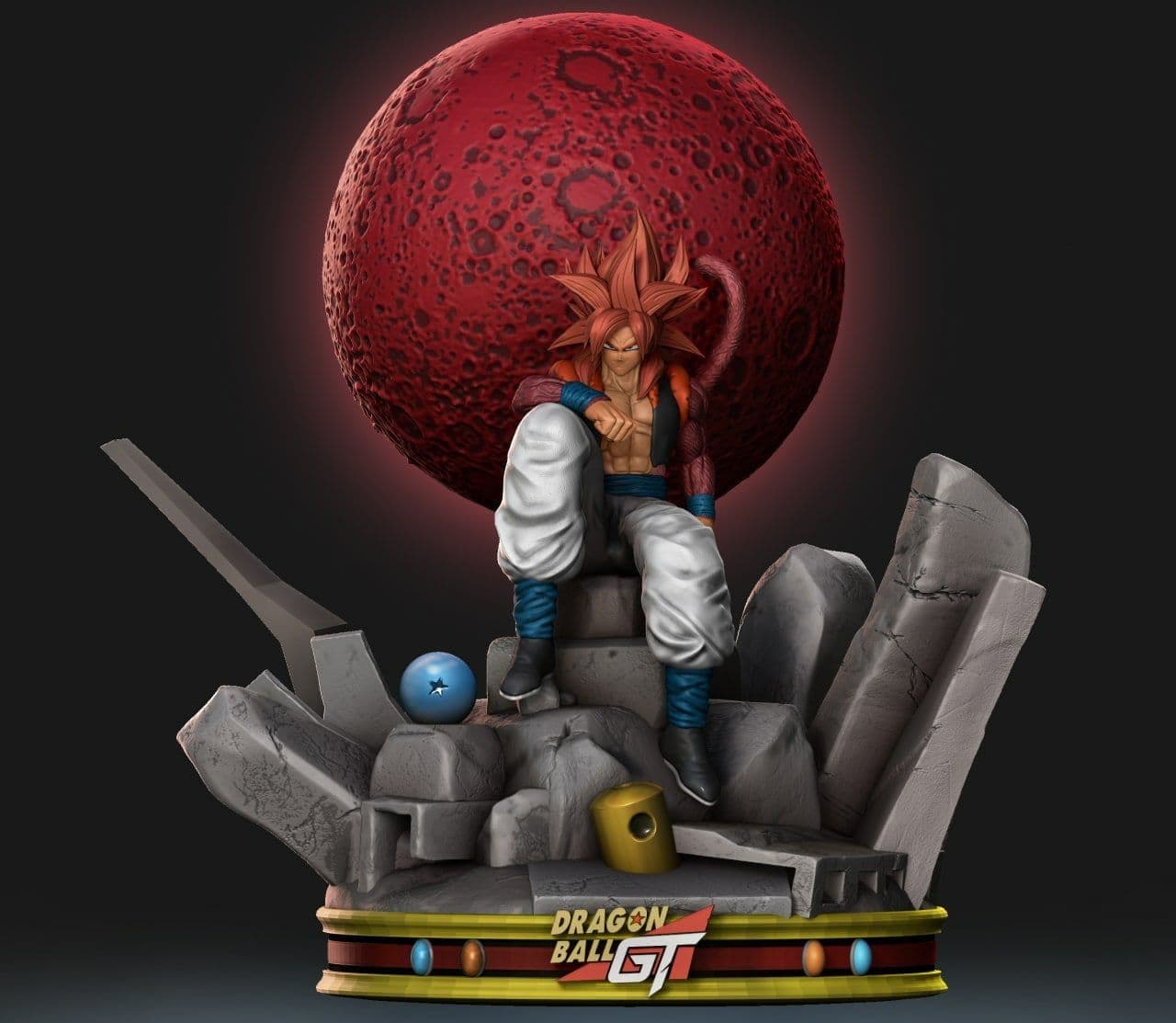 Gogetto SSJ4 – Végső 3D Nyomtatási Fájlok