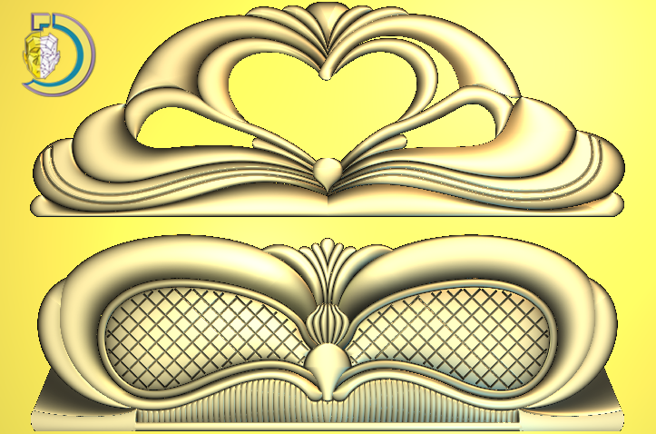 Kiváló Minőségű ArtCam 3D Ágy 029: Ingyenes CNC Letöltés