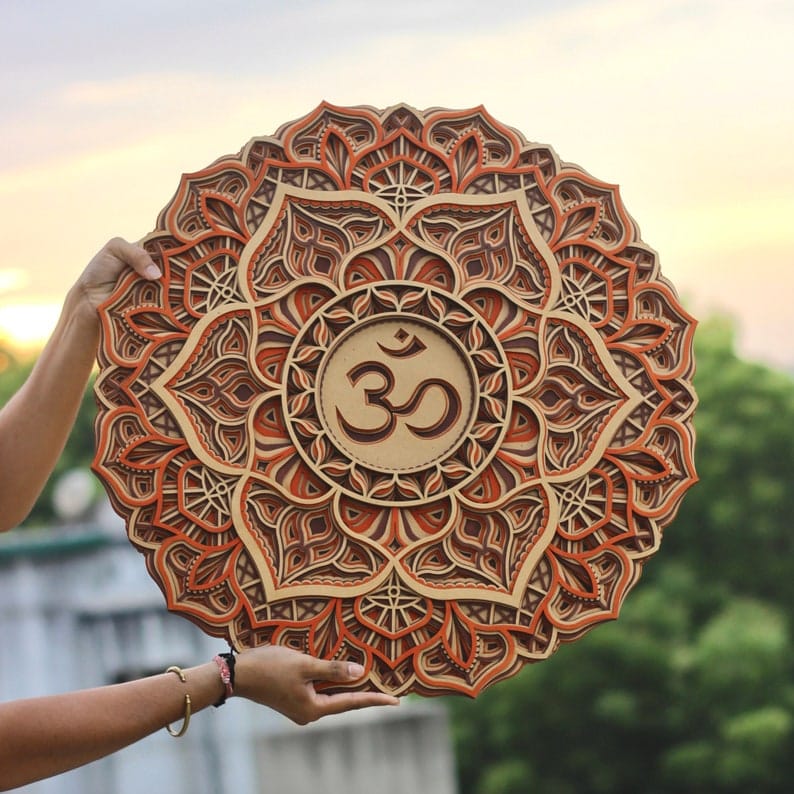 Magas Minőségű Sahasrara Chakras Mandala Vektor Letöltés