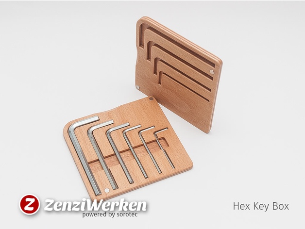 Hex kulcs tároló doboz vektoros fájl
