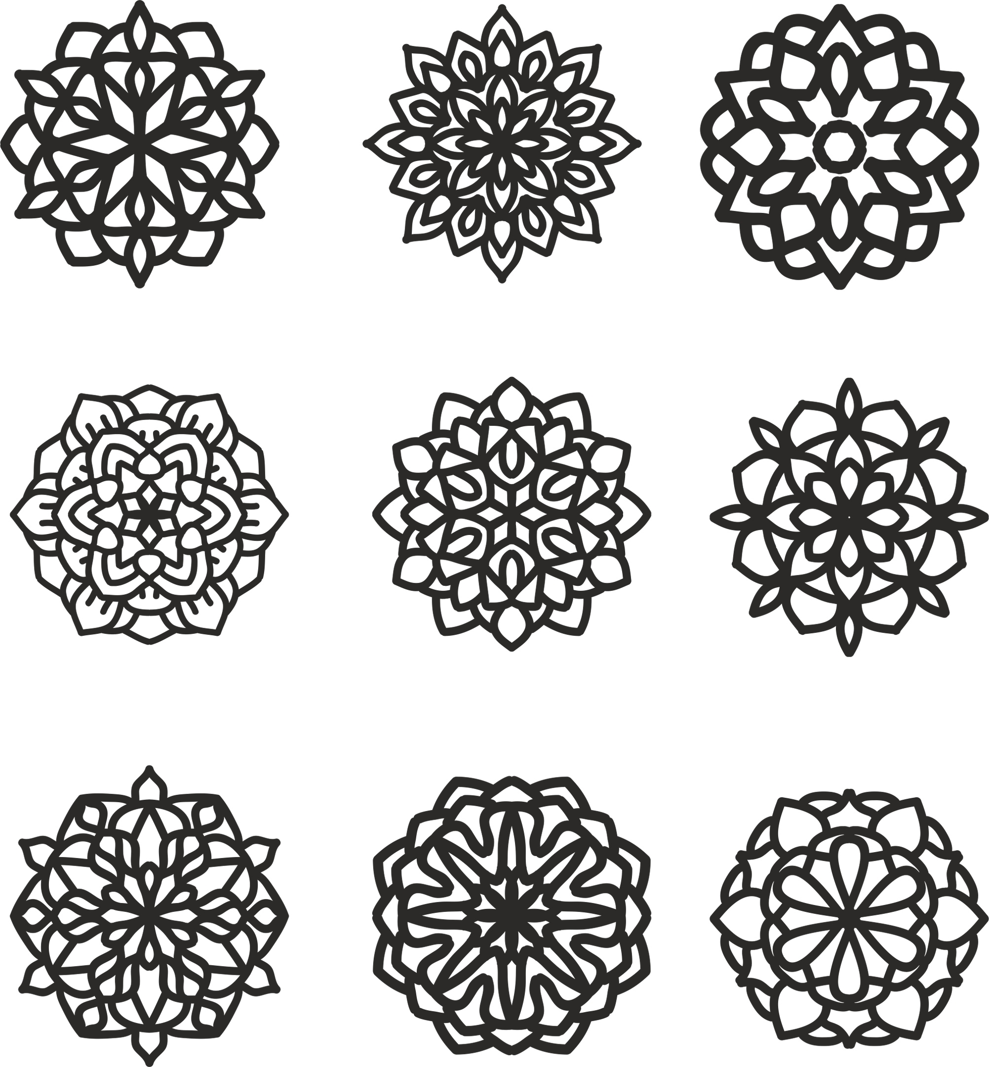 Mandala 9 Szett