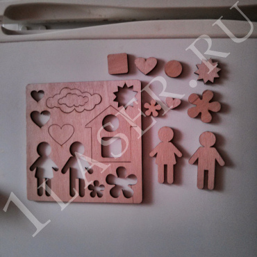 Puzzle Kisemberek Elrendezése