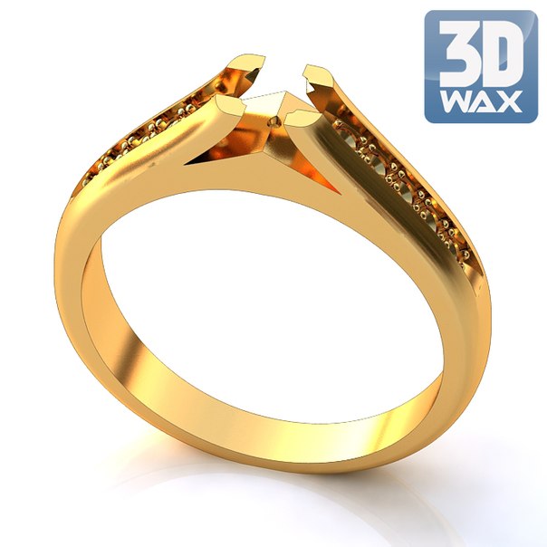 Női gyűrű modell STL fájl 3D nyomtatáshoz 46